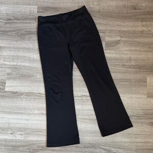 Athletic Works girls black athletic leggings